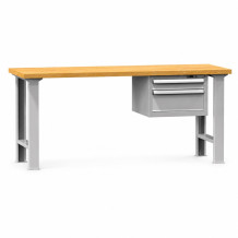 Pracovný stôl s dvomi zásuvkami pod sebou, SMART VWB PK 2000 D2