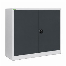 Skladovacia skriňa s 2 policami, 1000/1200/420 - RAL 7016