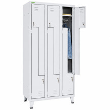 6-dverová šatníková skriňa, LOCKER H Z6 300