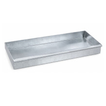 CHEMICAB GE TUB 380/80 - Pozinkovaná vanička do chemickej skrine, hĺbka 380, vysoká