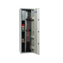 Skriňa na 4 zbrane s certifikátom, GUNCAB PT 1400/420/370 ELK 7040/7035 