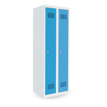 LOCKER H 2 7035/5012 | 2-dverová šatníková skriňa s dlhými dverami