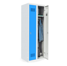 LOCKER H 2 7035/5012 | 2-dverová šatníková skriňa s dlhými dverami