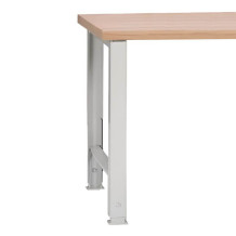 MODULBENCH GE 1500 D1 | Pracovný stôl s 1 závesnou zásuvkou a pevnými nohami, 1500 mm