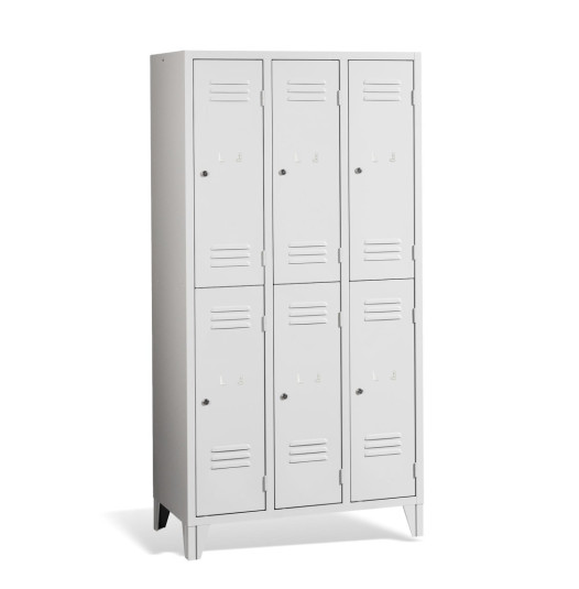 LOCKER CH 3/6 F - 6-dverová šatníková skriňa s krátkymi dvierkami