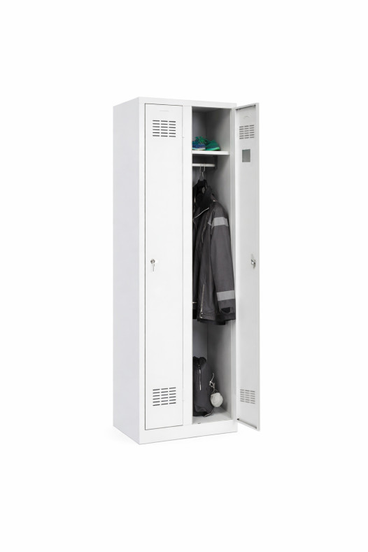2- dverová šatníková skriňa s dlhými dverami, LOCKER H 2 250