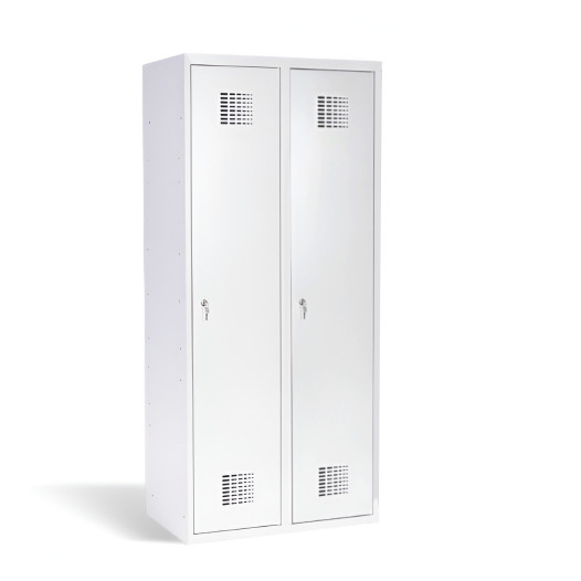 2-dverová šatníková skriňa s prepážkou, LOCKER M 2 BW
