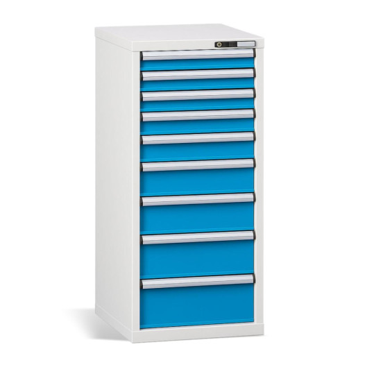 Dielenský kontajner s 9 zásuvkami, CONTI PK 1220/580 D9 BE NW