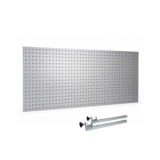 Perfopanel k pracovným stolom so šírkou 1500 mm, MODULBENCH GE PERFO 1500 SET 7035