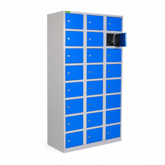 24-priehradková skriňa na úschovu cenností, VBOX H 3/24 7035/5012