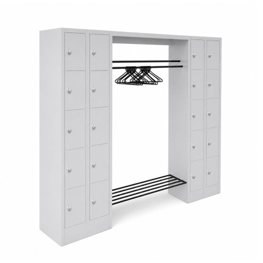 Otvorený šatníkový systém s 20 priehradkami, WARDROBE OPEN 2320