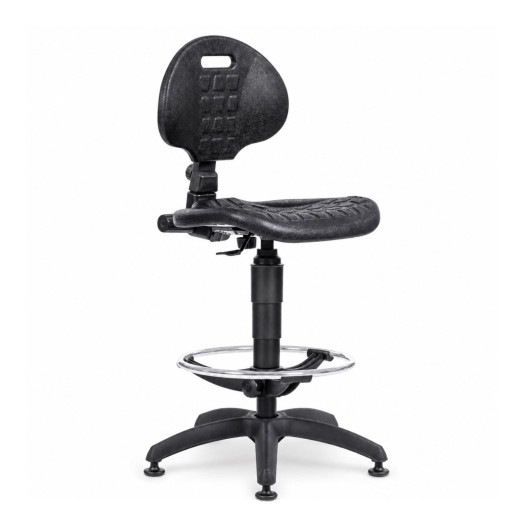 WORKSEAT AN FIX HIGH | Priemyselná stolička s extra dlhým piestom na klzákoch