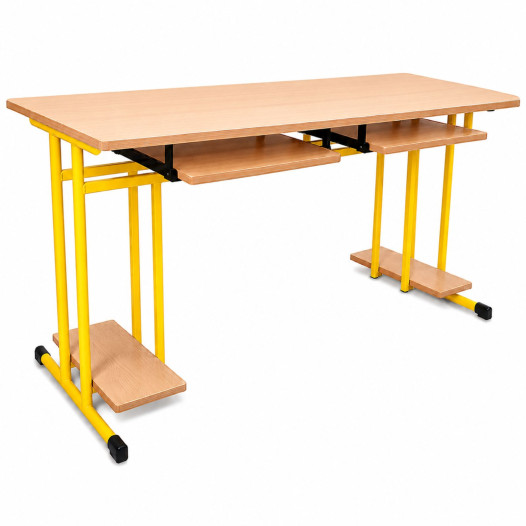 SCHOOLBENCH RM PC 2, počítačový stôl 2-miestny