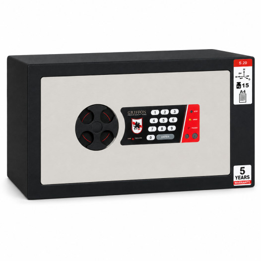  Bezpečnostná schránka s elektronickým zámkom, SAFECAB PT 200/380/260 ELK 7016/9001