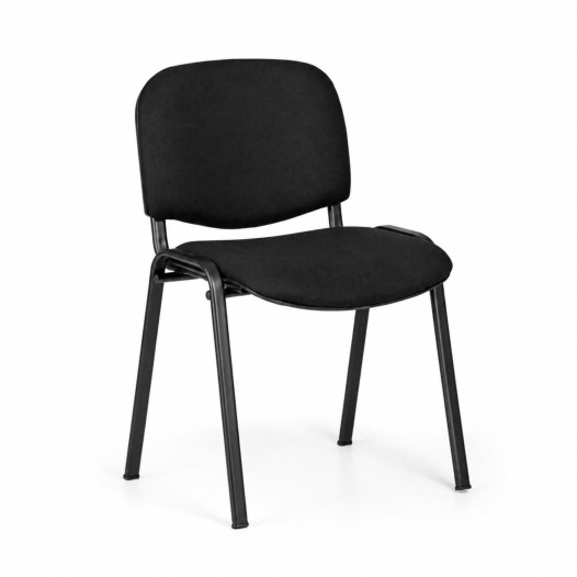 Konferenčná stolička stohovateľná - čierna, SEAT IN AN TAU BK