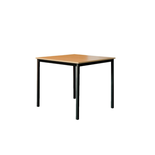 Jedálenský stôl, 800x800, buková doska, EATAB LL 800/800 BH/BK 
