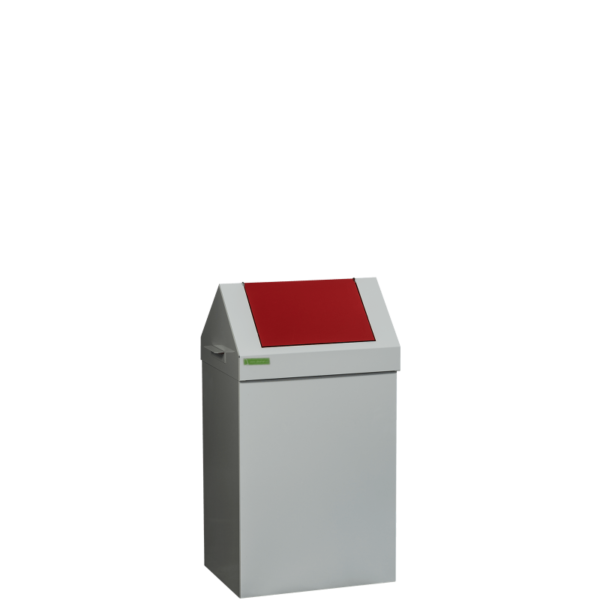 SELECTBIN MB 70L R | Abfallbehälter mit rotem Deckel für Mülltrennung