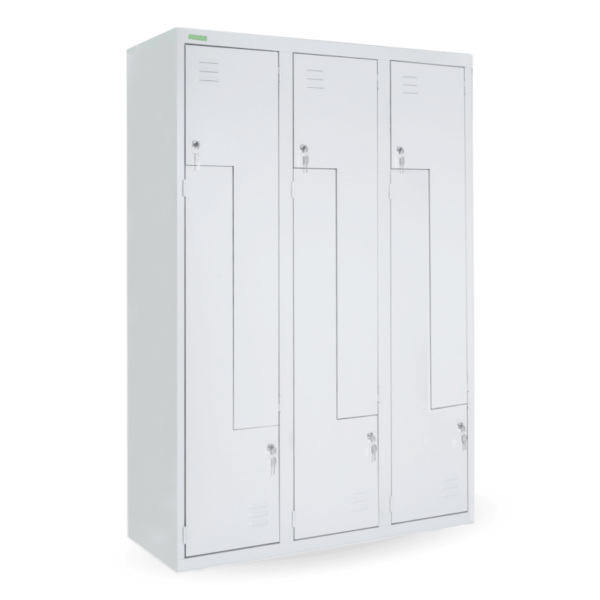 LOCKER H Z6 400 | 6-dveřová šatní skříň s dveřmi ve tvaru Z s šířkou 400 mm